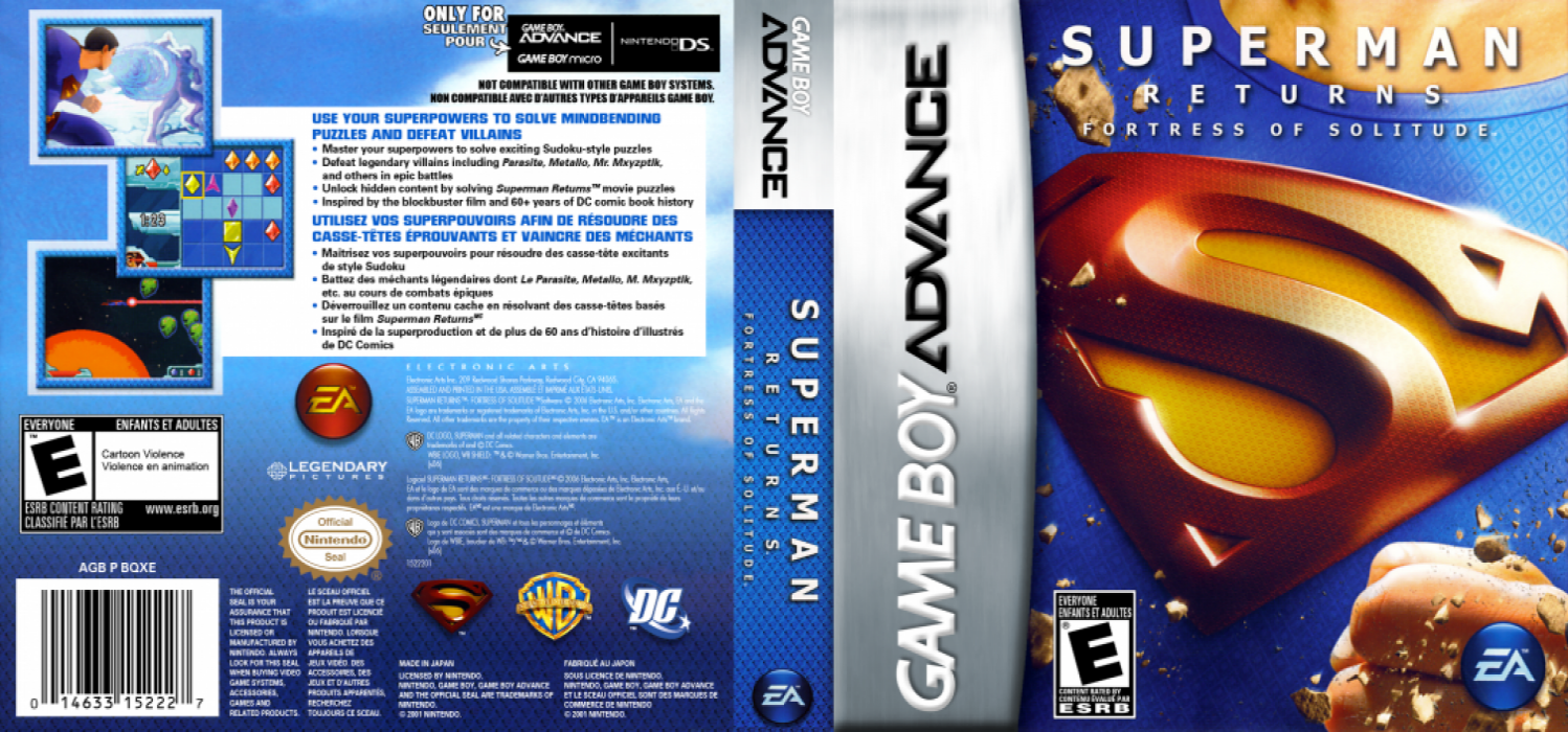 Superman Returns - Fortress of Solitude — box-texture (US)