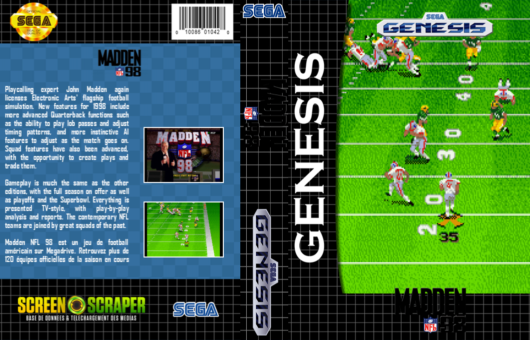 Madden NFL 98 — box-texture (SS)