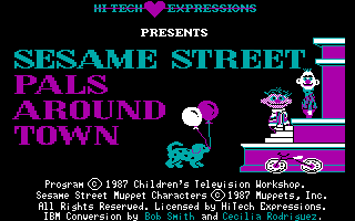 Sesame Street - Pals Around Town — sstitle (US)