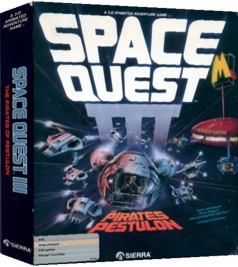 Space Quest III - Die Piraten von Pestulon — box-3D (US)