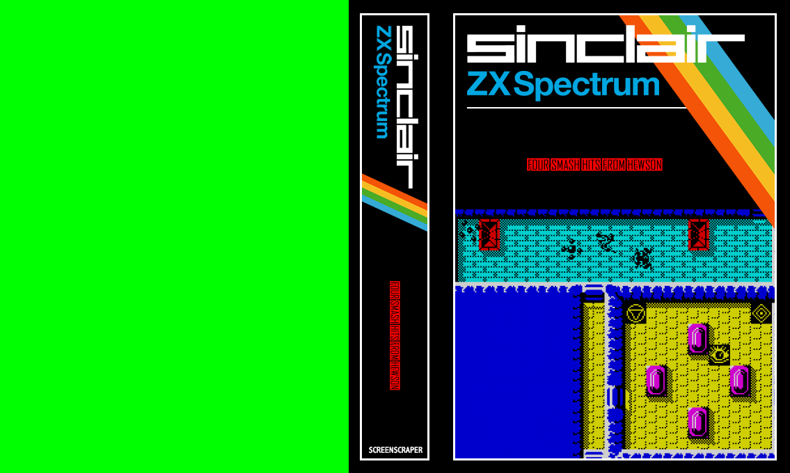 Four Smash Hits From Hewson - Exolon + Zynaps + Rana Rama + Uridium Plus — box-texture (SS)