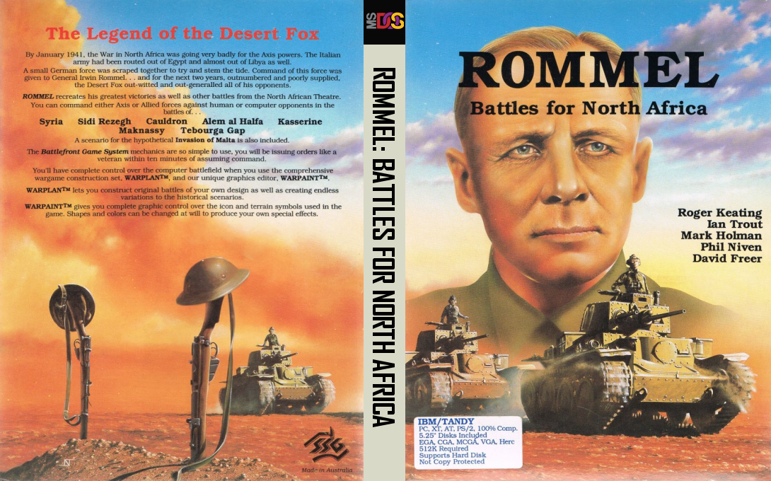 Rommel - Battles For North Africa — box-texture (US)