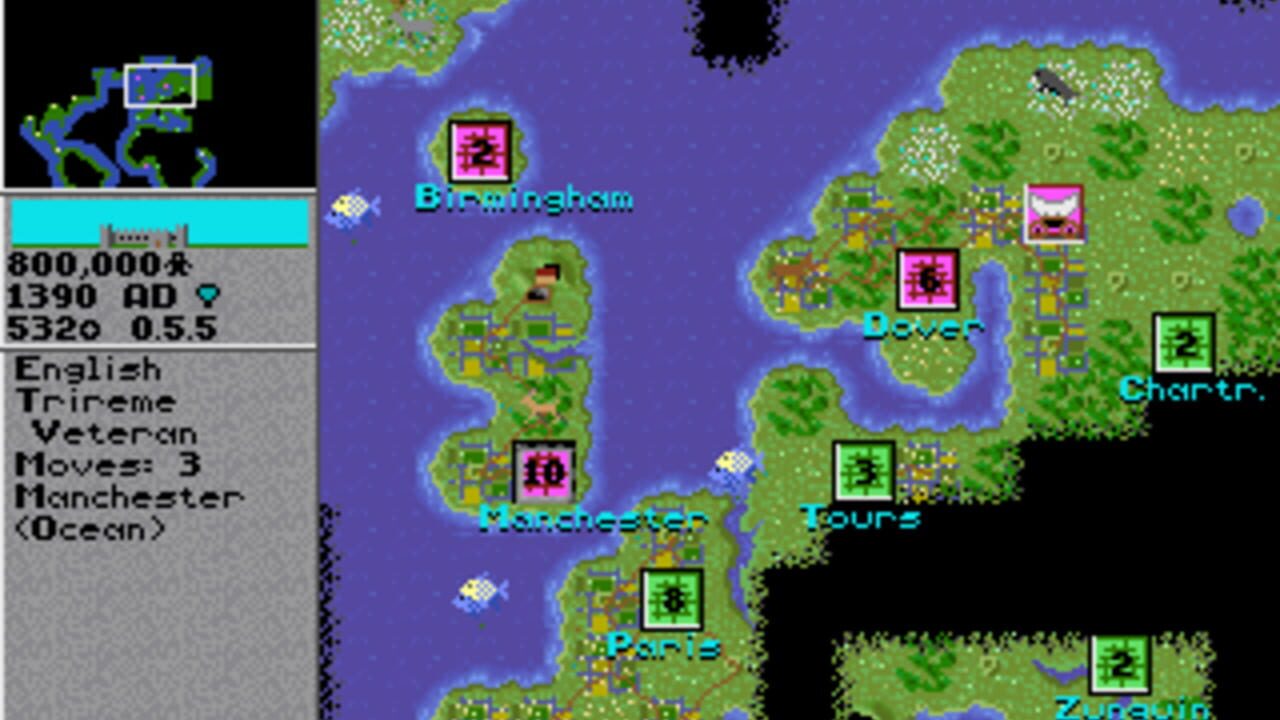 Sid Meier's Civilization — screenshot (WOR)