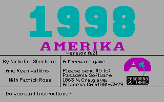 1998 Amerika box art