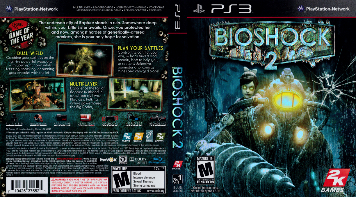 BioShock 2 — box-texture (US)