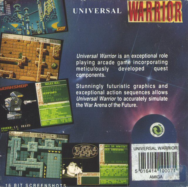 Universal Warrior — box-2D-back (CUS)