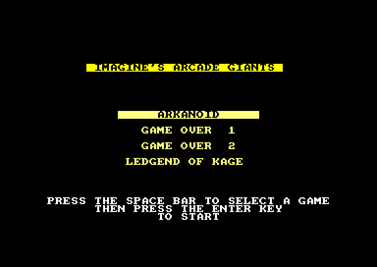 Imagine's Arcade Giants — sstitle (EU)