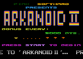 Arkanoid II — sstitle (WOR)