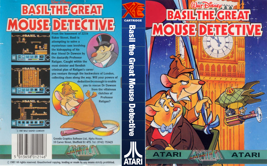 Basil The Great Mouse Detective — box-texture (EU)