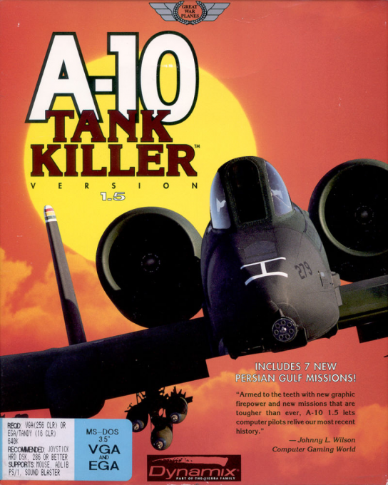 A-10 Tank Killer box art