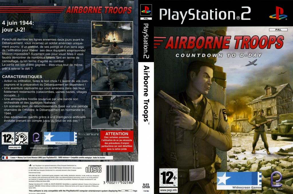 Airborne Troops - Countdown to D-Day — box-texture (FR)
