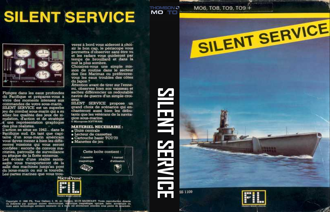 Silent Service — box-texture (FR)