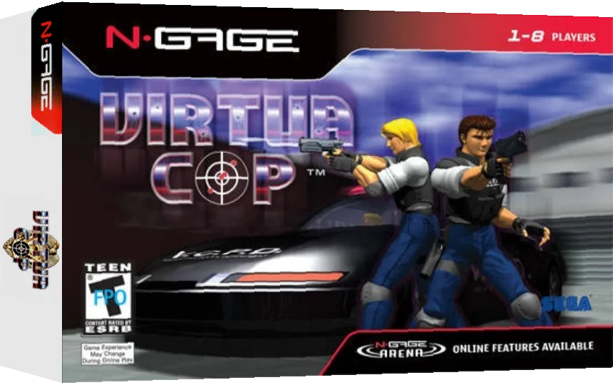 Virtua Cop — box-3D (US)