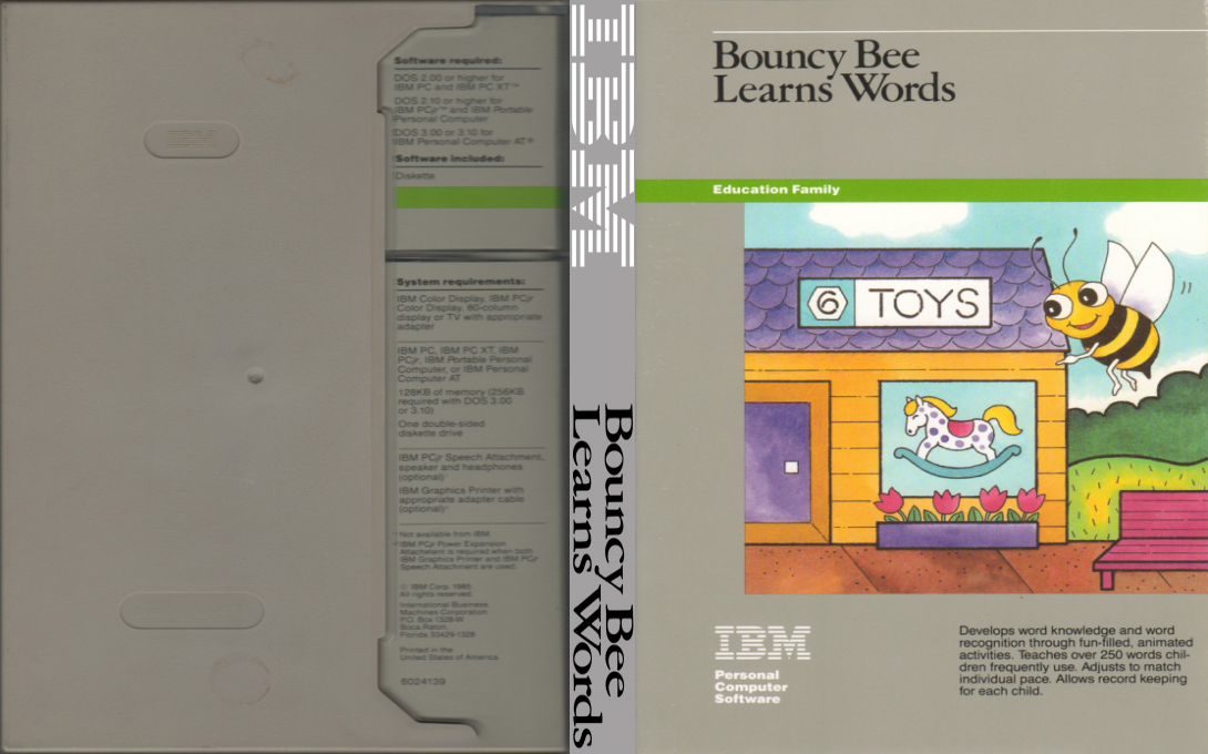 Bouncy Bee Learns Words — box-texture (US)