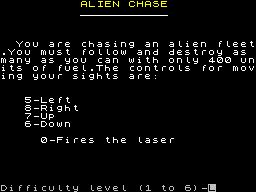 Alien Chase — sstitle (WOR)