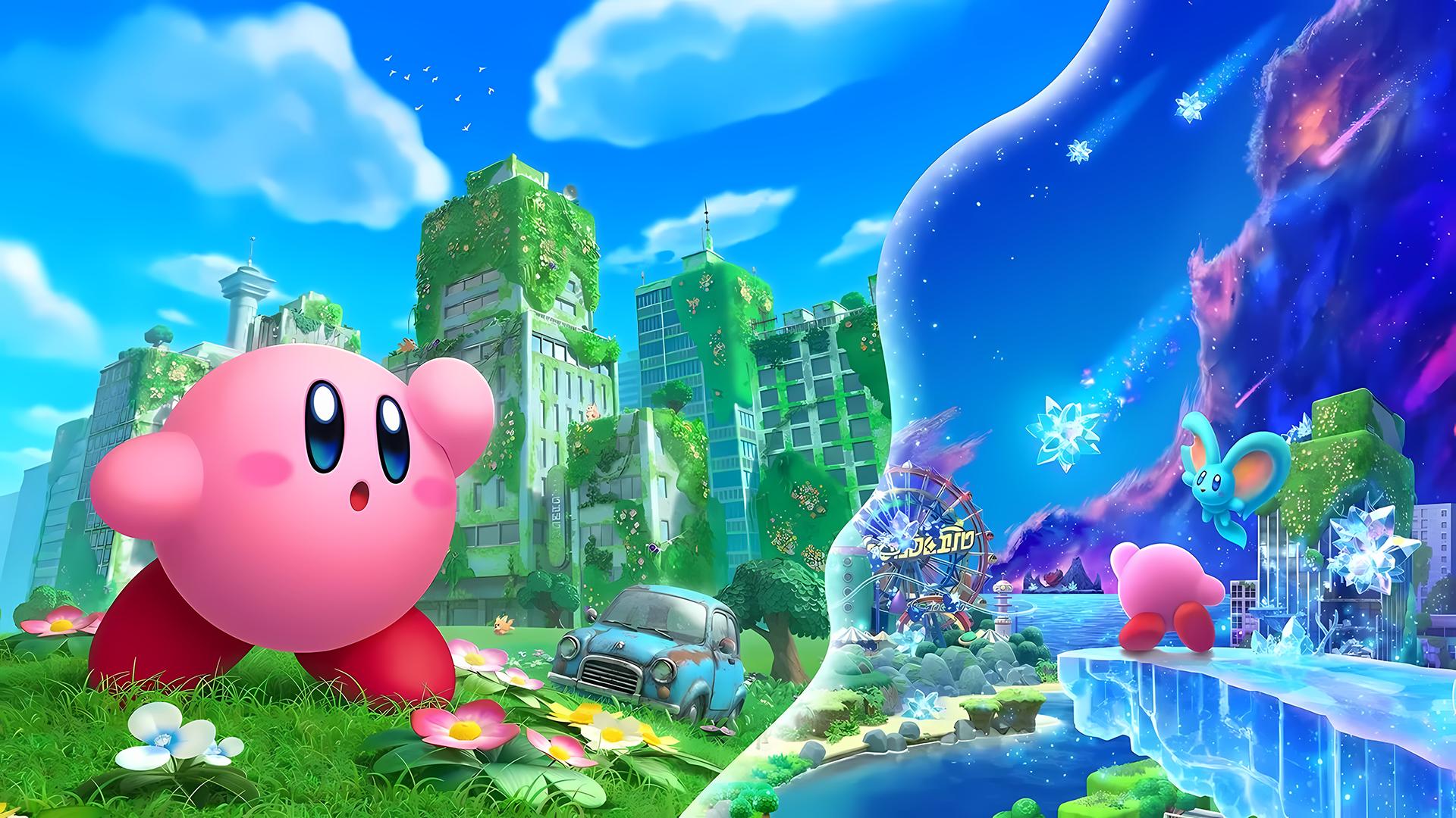 Kirby and the Forgotten Land + Star-Crossed World -Nintendo Switch 2 Edition- — fanart