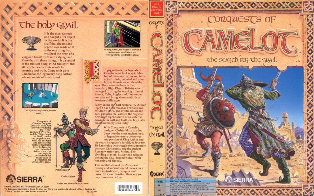 Conquests Of Camelot - The Search For The Grail — box-texture (US)