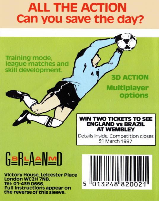 Peter Shilton's Handball Maradona — box-2D-back (EU)