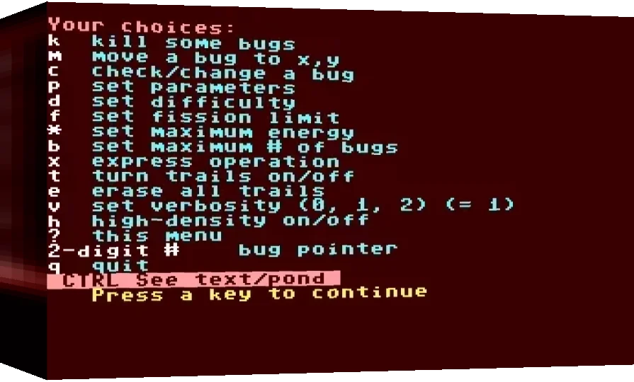 Darwin's Bugs — box-3D (WOR)
