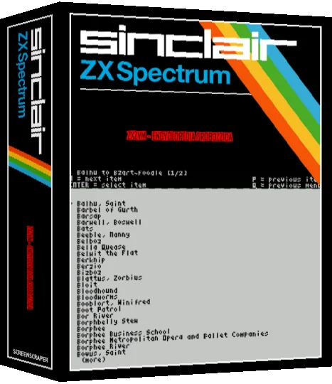 ZxZvm - Encyclopedia Frobozzica — box-3D (SS)