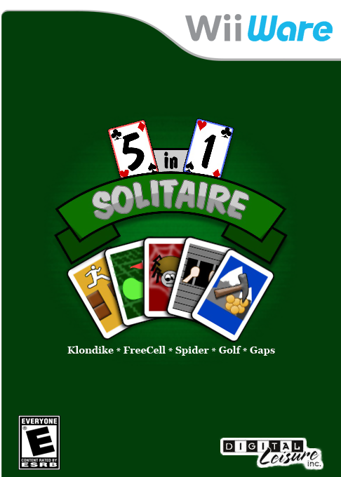 5 In 1 Solitaire box art