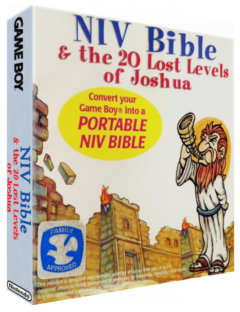 Niv Bible And The 20 Lost Levels Of Joshua — box-3D (US)