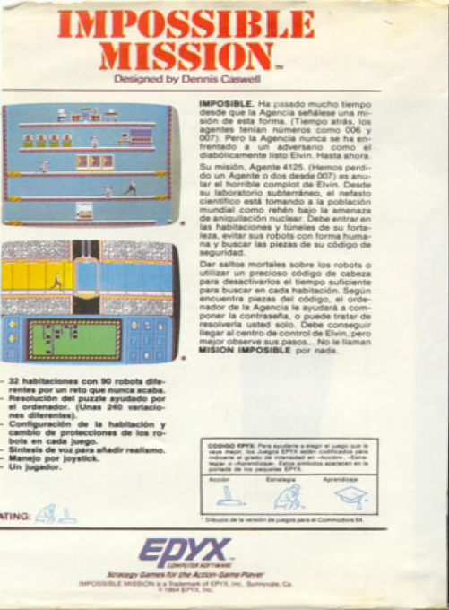 Mission Impossible — box-2D-back (EU)