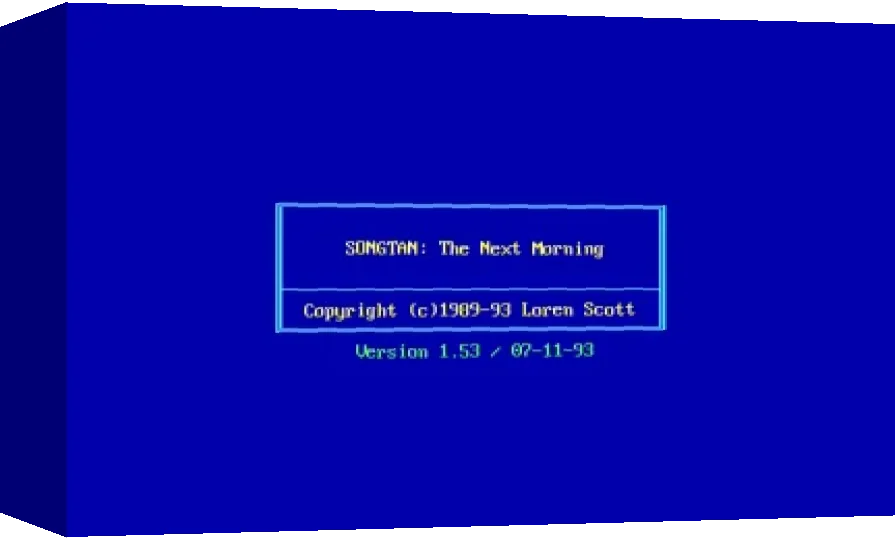 SONGTAN : The Next Morning — box-3D (WOR)