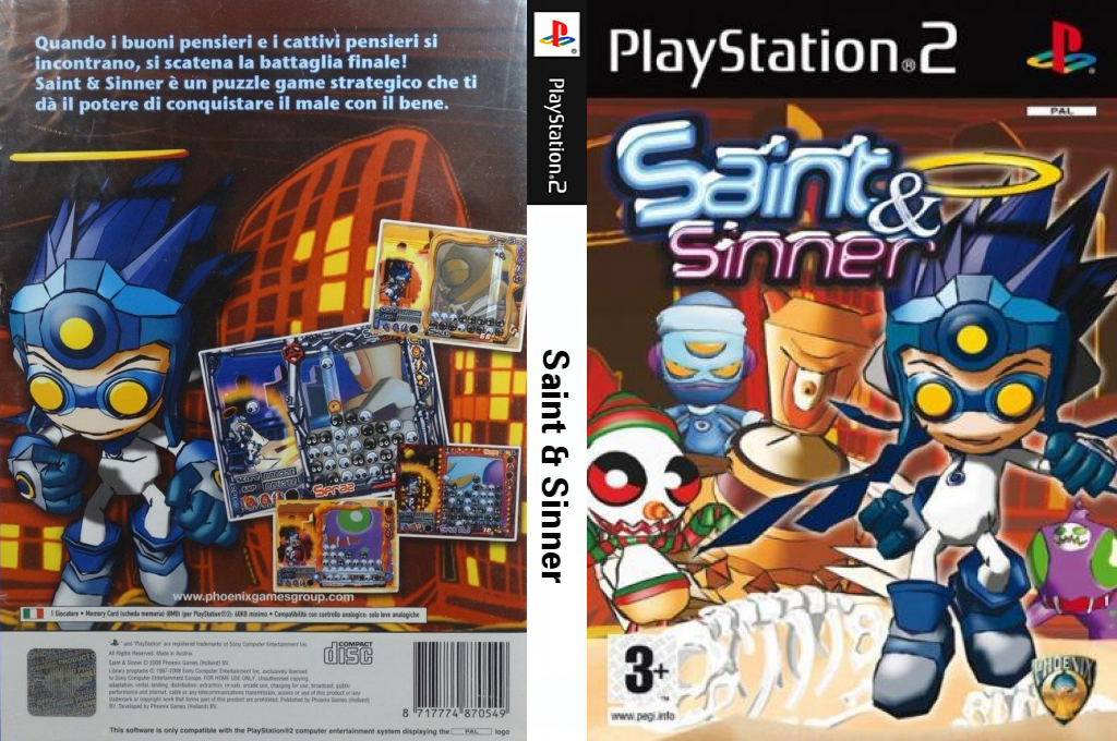 Saint And Sinner — box-texture (EU)
