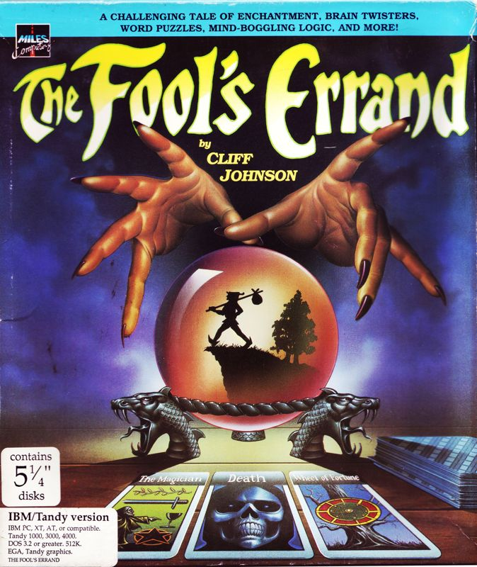 Fool's Errand, The box art