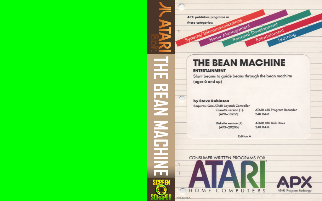 Bean Machine, The — box-texture (US)