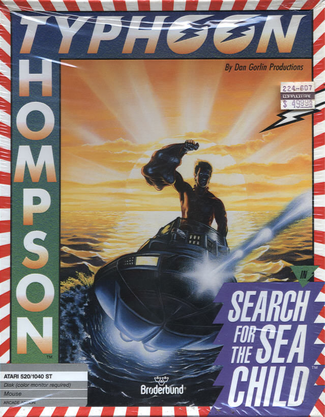 Typhoon Thompson in Search for the Sea Child box art