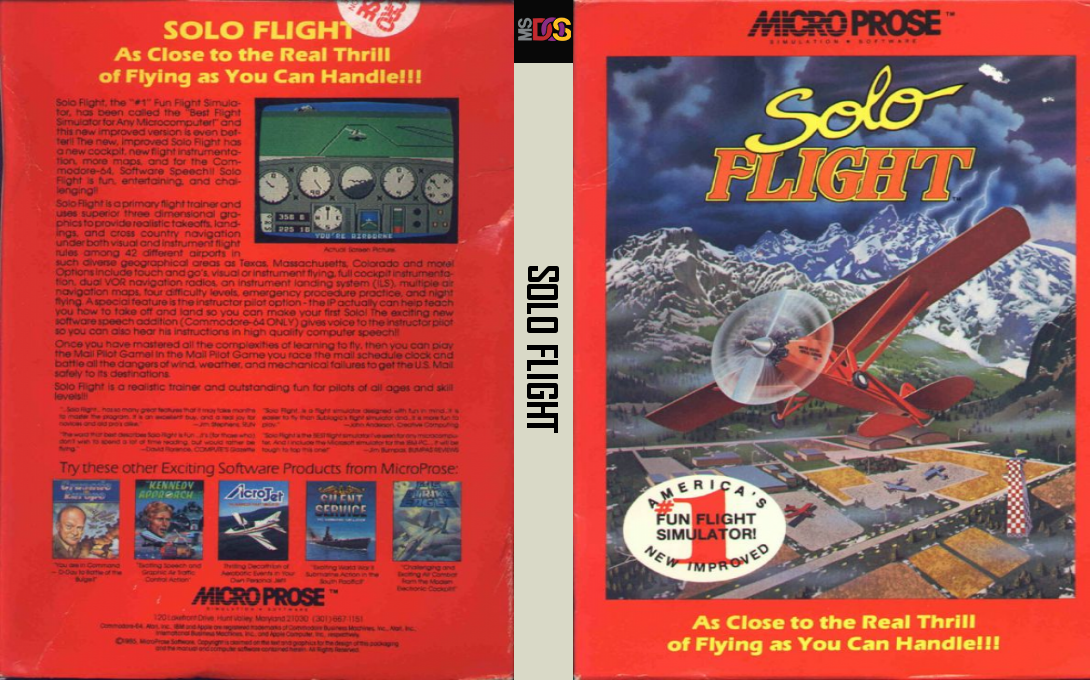Solo Flight — box-texture (US)
