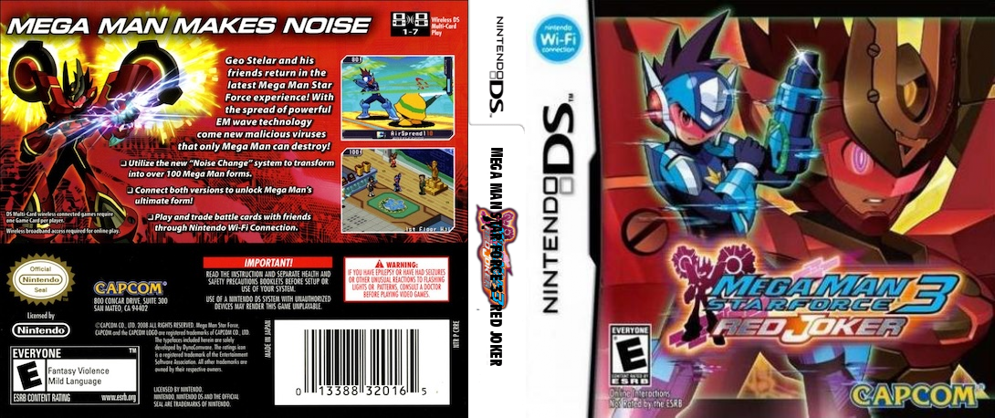 Ryuusei no Rockman 3 - Red Joker — box-texture (US)