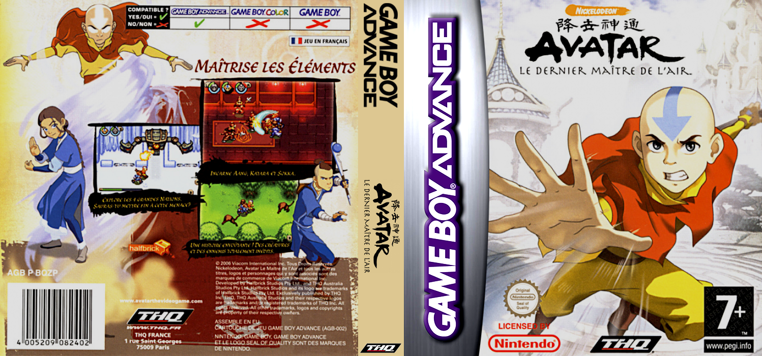 Avatar - The Legend of Aang — box-texture (FR)