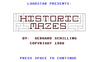 Historic Mazes — sstitle (WOR)