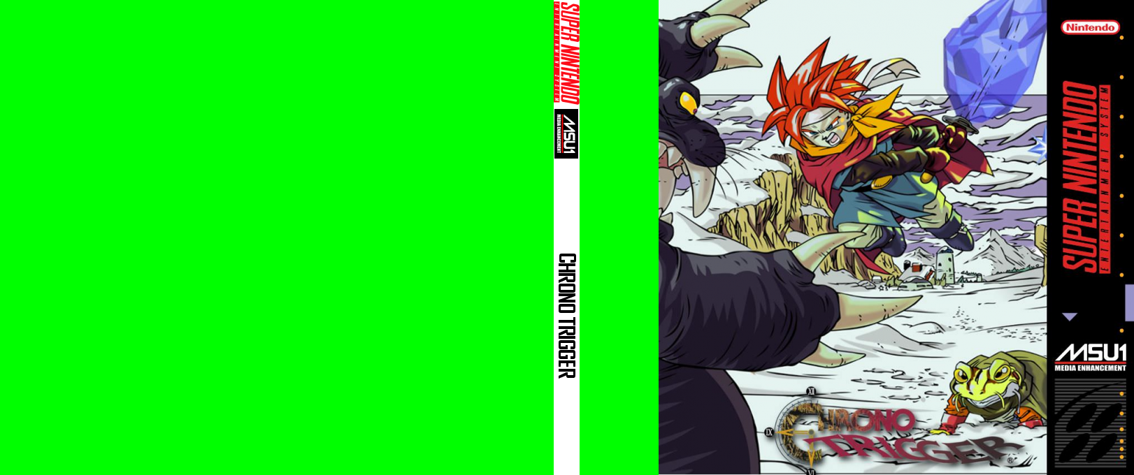 Chrono Trigger — box-texture (US)