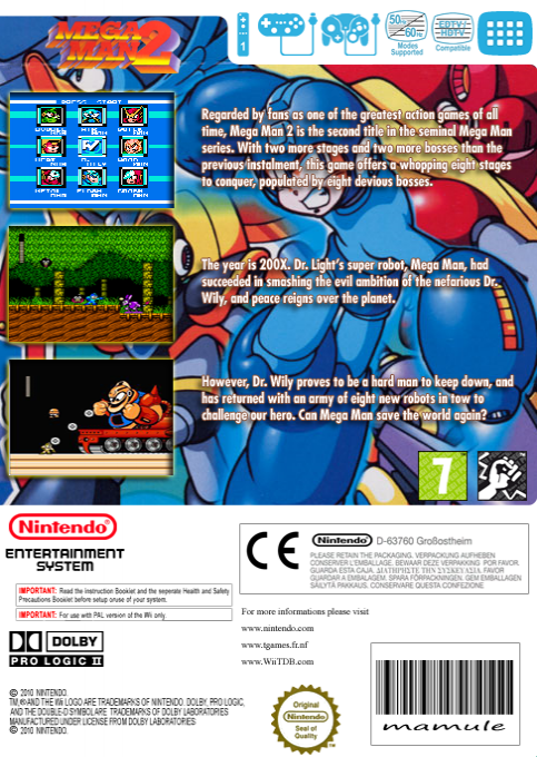 Mega Man 2 — box-2D-back (EU)