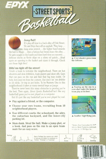 Street Sports Basketball — box-2D-back (US)
