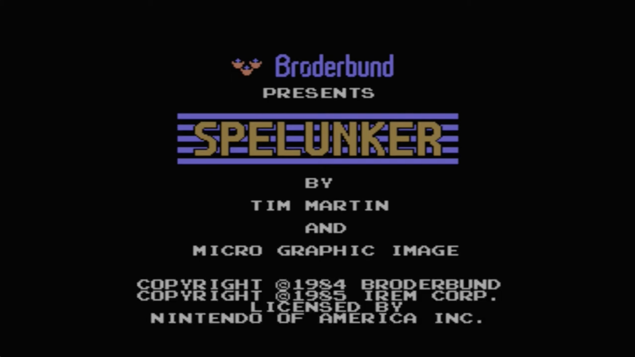 Spelunker — sstitle (WOR)