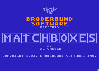 Matchboxes — sstitle (WOR)
