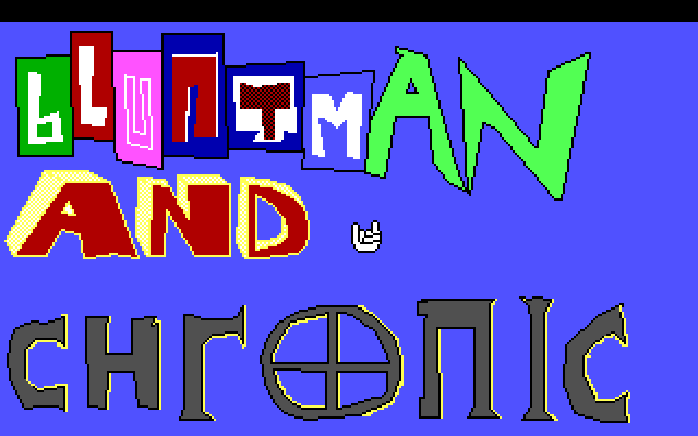 Bluntman and Chronic box art