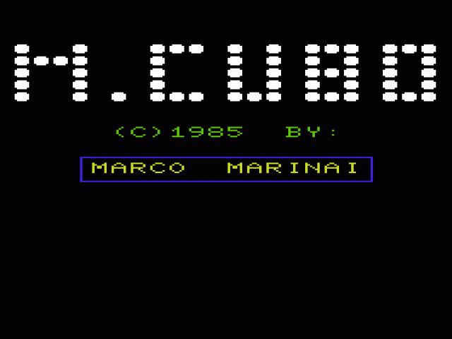 Mister Cubo — sstitle (WOR)