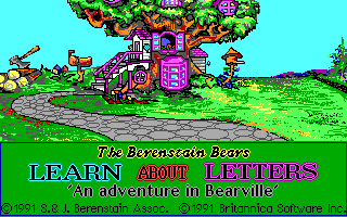 Berenstain Bears, The - Learn About Letters box art