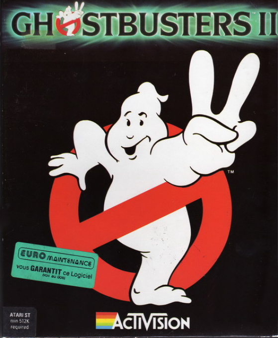 Ghostbusters 2 box art