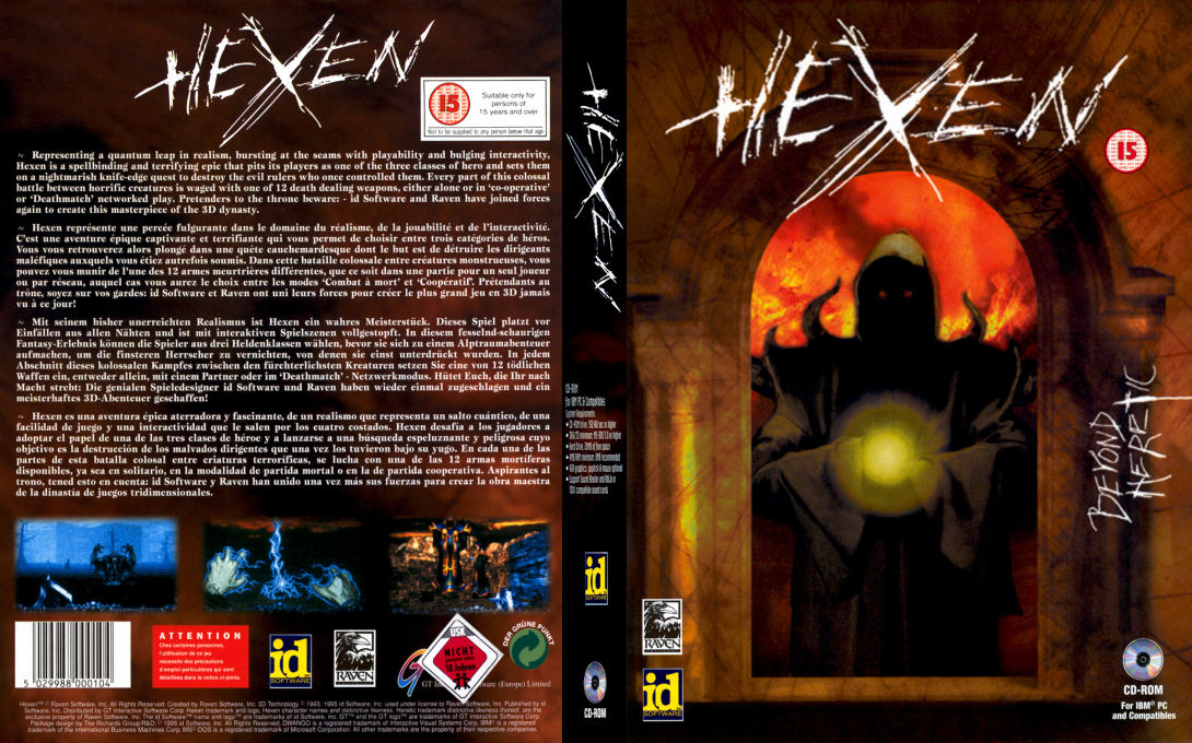 Hexen - Beyond Heretic — box-texture (EU)