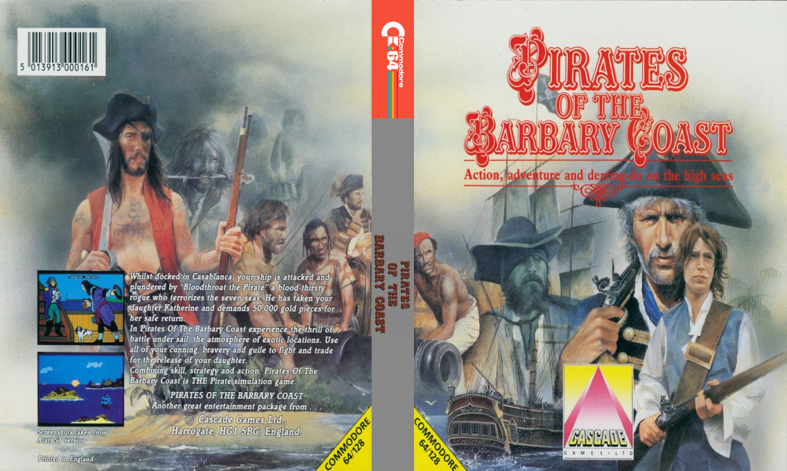 Pirates Of The Barbary Coast — box-texture (EU)