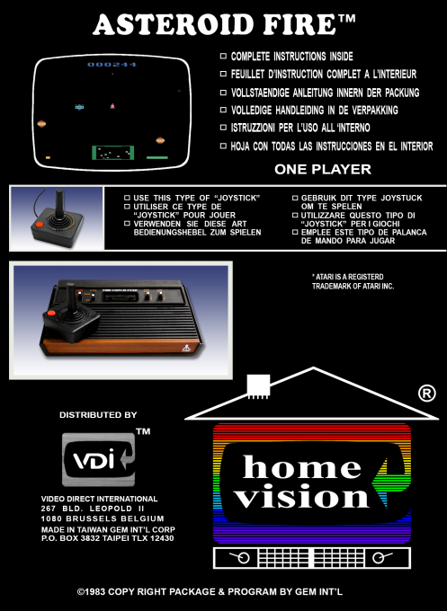 Asteroid Fire — box-2D-back (EU)