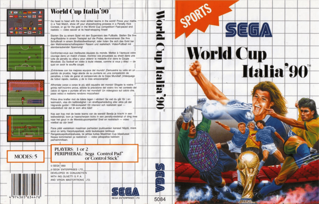 World Cup Italia '90 — box-texture (EU)