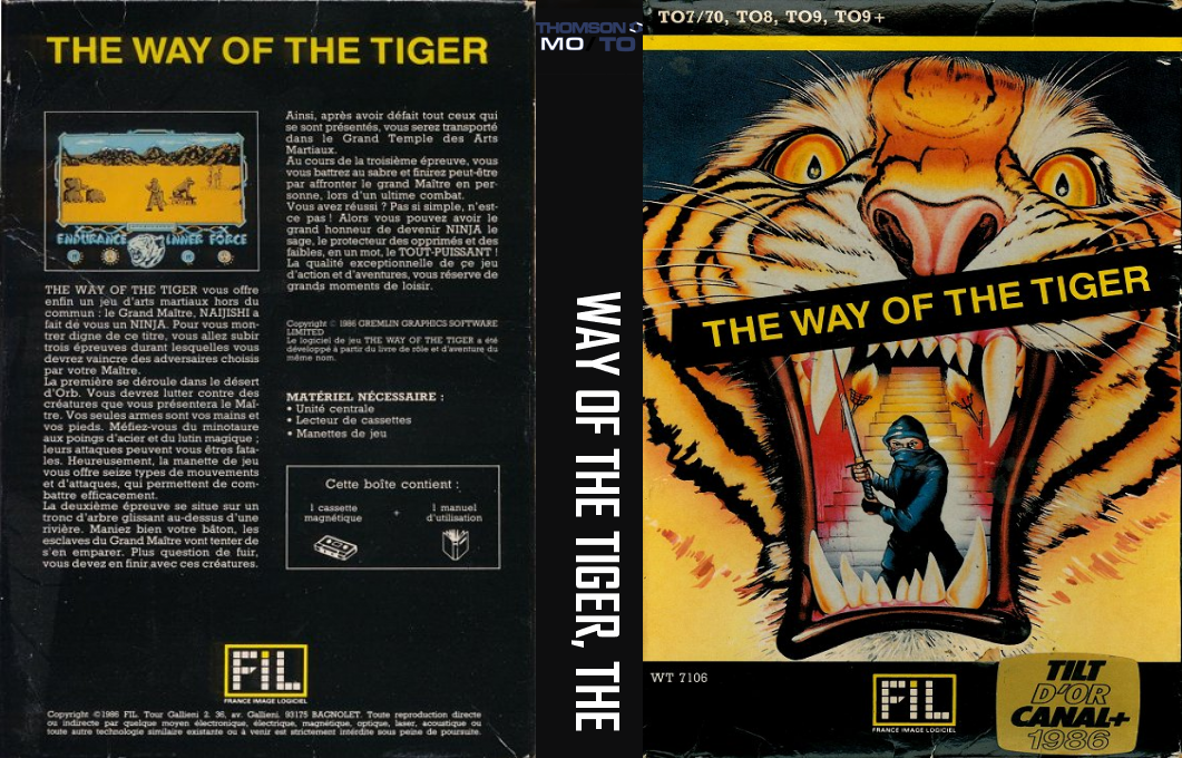 Way Of The Tiger, The — box-texture (FR)